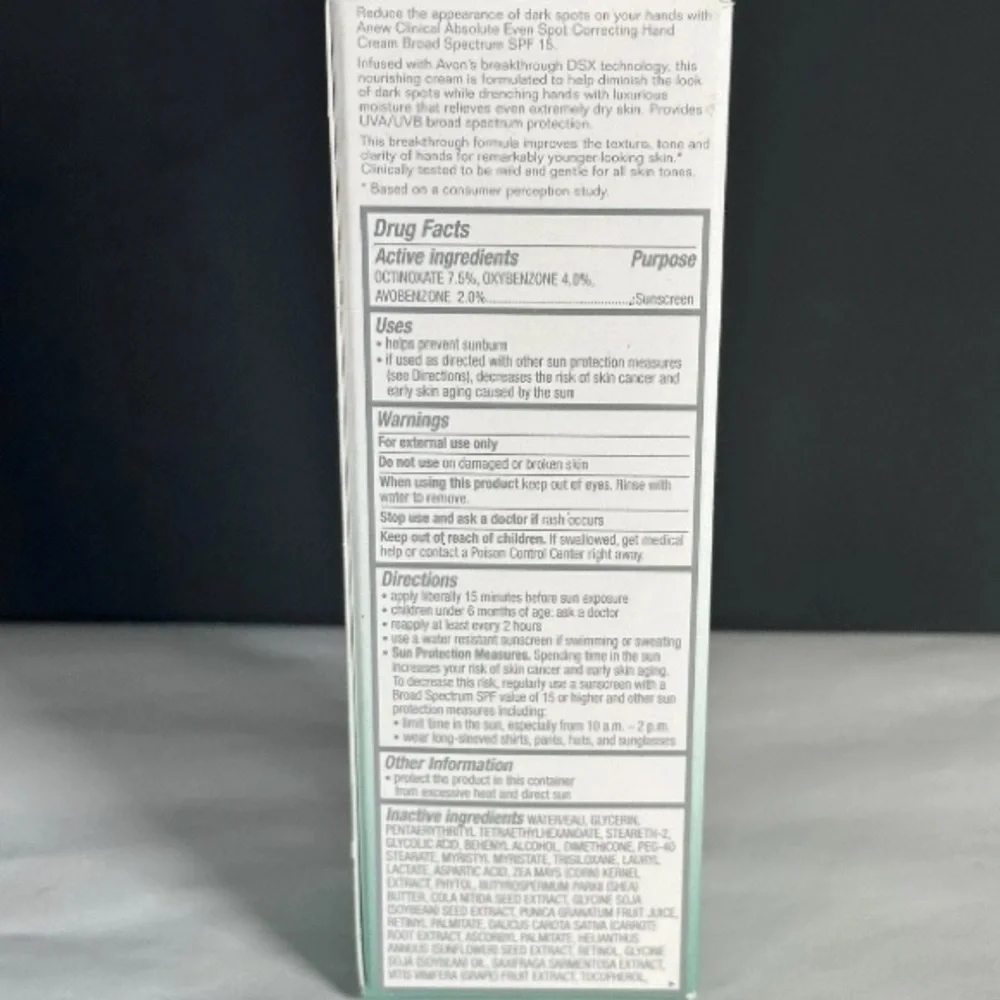 Avon Anew Clinical Absolute Even SPOT CORRECTING Hand Cream